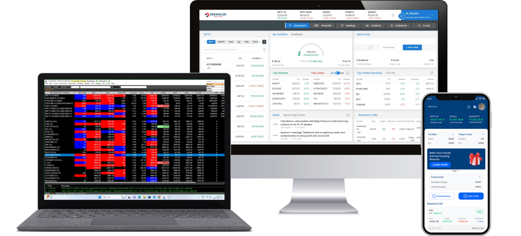 Dhanush trading and investing app by Ashika 